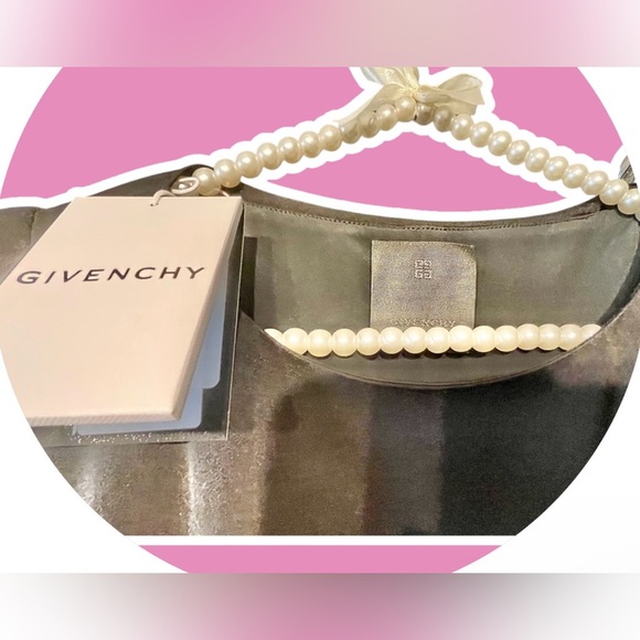 Givenchy Classy Black Dress draping cape-like panel overlays on front & back NWT - Picture 4 of 14